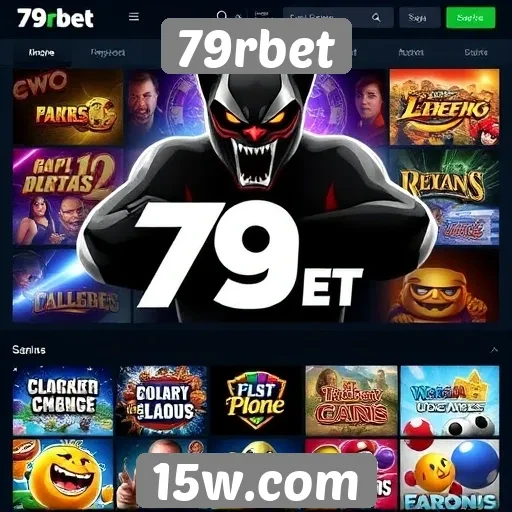 Variedade de jogos disponíveis na 79rbet